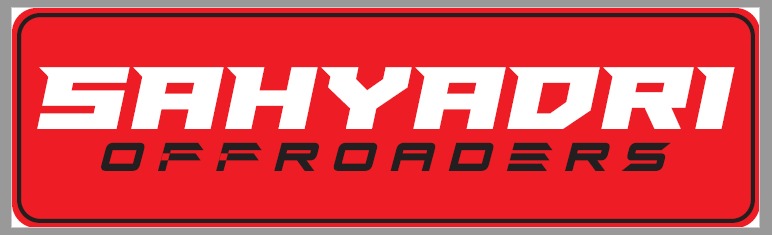 Red Side Sahyadri Logo Sticker