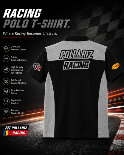 Racing Polo T-Shirt Grey