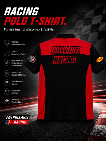 Racing Polo T-Shirt Red